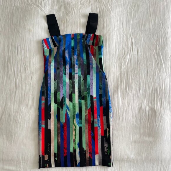 MILLY Contemporary Sheath Dress (sz 4) - Picture 2 of 8